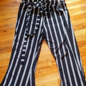 Rue 21 Plus Size Stripped Flare Pants